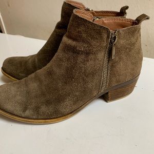 Lucky Brand Women's LK Basel Brown Ankle Bootie